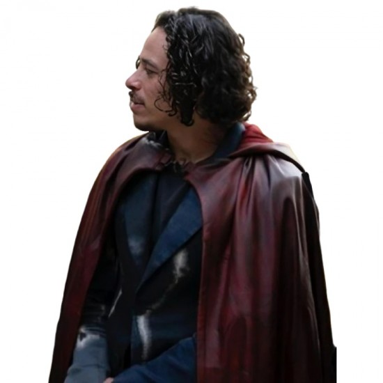 Parker Robbins The Hood Ironheart Leather Costume Parker Robbins The Hood Ironheart maroon leather cloak costume