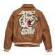 Patched Leather Jacket - Speed Tiger Edition Patched Leather Jacket - Speed Tiger Edition