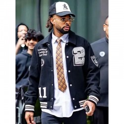 Patty Mills NYC Black Varsity Jacket