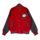 Peanuts Snoopy 90’s Red and Charcoal Varsity Wool Jacket Peanuts Snoopy 90’s Red and Charcoal Varsity Wool Jacket