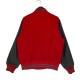 Peanuts Snoopy 90’s Red and Charcoal Varsity Wool Jacket Peanuts Snoopy 90’s Red and Charcoal Varsity Wool Jacket