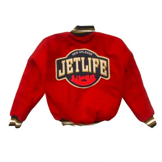 Pelicans Jet Life Red Jacket