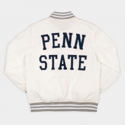 Penn State Nittany Lions White Out Bomber Jacket