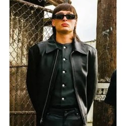 Peso Pluma Peso Completo Leather Jacket