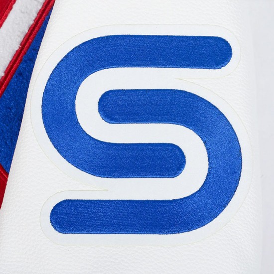 Philadelphia 76ers 2024/25 City Edition Chenille Red Varsity Jacket Philadelphia 76ers 2024/25 City Edition Chenille Red Varsity Jacket