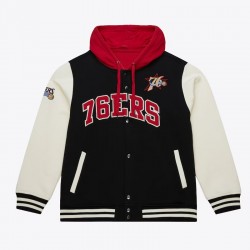 Philadelphia 76ers Courtside Varsity Fleece Jacket