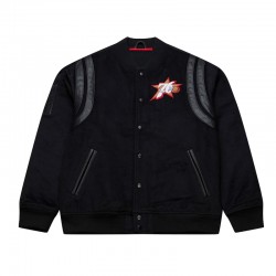 Philadelphia 76ers Nights Walk The Tunnel Black Varsity Jacket