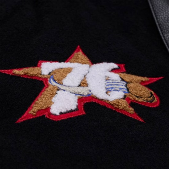 Philadelphia 76ers Nights Walk The Tunnel Black Varsity Jacket