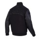 Philadelphia 76ers Triple Black Varsity Jacket Wool and Leather Philadelphia 76ers Triple Black Varsity Jacket Wool and Leather