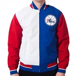 Philadelphia 76ers Warm Up Team History Jacket