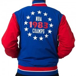 Philadelphia 76ers Warm Up Team History Jacket