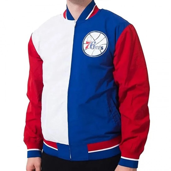 Philadelphia 76ers Warm Up Team History Jacket Philadelphia 76ers Warm Up Team History Jacket