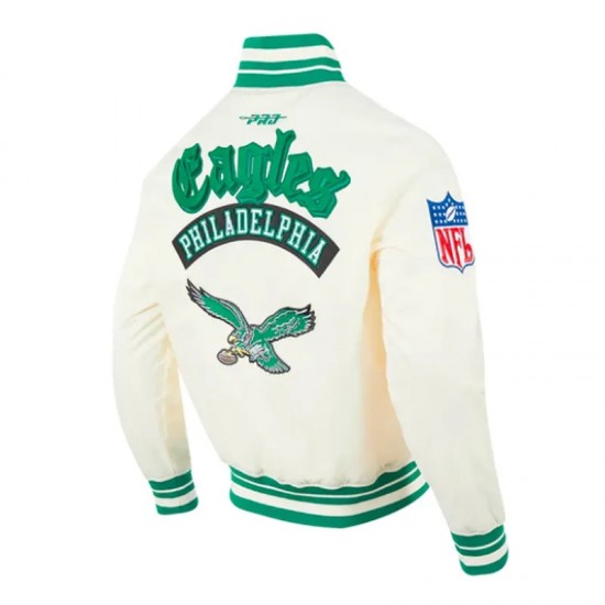 Philadelphia Eagles Best of Classic Rib Satin Jacket