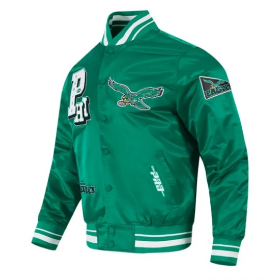 Philadelphia Eagles Best of Classic Rib Satin Jacket