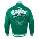Philadelphia Eagles Best of Classic Rib Satin Jacket Philadelphia Eagles Best of Classic Rib Satin Jacket