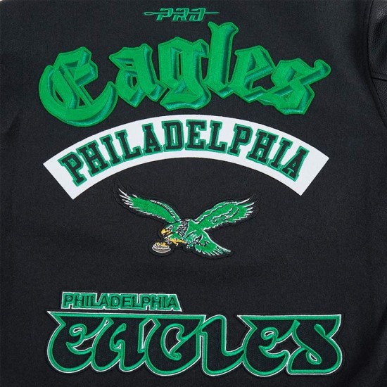 Philadelphia Eagles Best of Classic Rib Varsity Jacket
