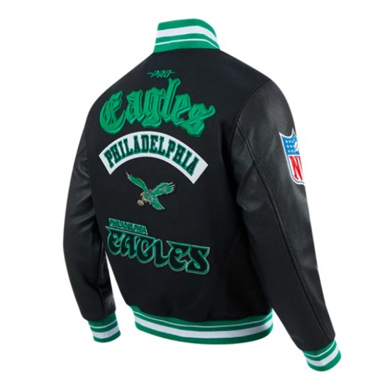 Philadelphia Eagles Best of Classic Rib Varsity Jacket