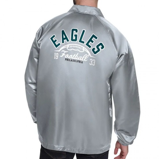 Philadelphia Eagles Coaches Windbreaker Jacket Philadelphia Eagles Coaches Windbreaker Jacket