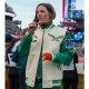 Philadelphia Eagles Mary Kate Morrissey Varsity Jacket Philadelphia Eagles Mary Kate Morrissey Varsity Jacket