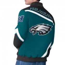 Philadelphia Eagles Maximum Racing Green Jacket Philadelphia Eagles Maximum Racing Green Jacket