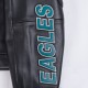 Philadelphia Eagles Men's Black/White Moto Jacket