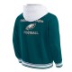 Philadelphia Eagles Midnight Green Cotton Hooded Jacket Philadelphia Eagles Midnight Green Cotton Hooded Jacket