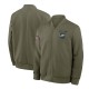 Philadelphia Eagles Sideline Full-Zip Bomber Jacket