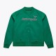 Philadelphia Eagles Throwback Graphics Kelly Green Satin Jacket