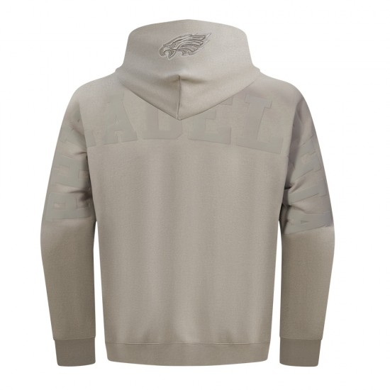 Philadelphia Eagles Wingspan Men's Drop Shoulder Fleece Pullover Hoodie