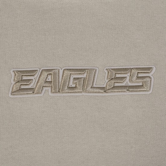Philadelphia Eagles Wingspan Men's Drop Shoulder Fleece Pullover Hoodie