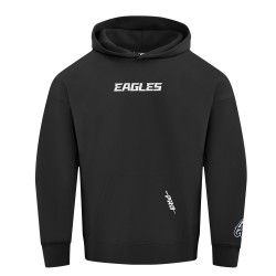 Philadelphia Eagles Wingspan Men's Drop Shoulder Fleece Pullover Hoodie