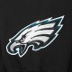 Philadelphia Eagles Wingspan Men's Drop Shoulder Fleece Pullover Hoodie
