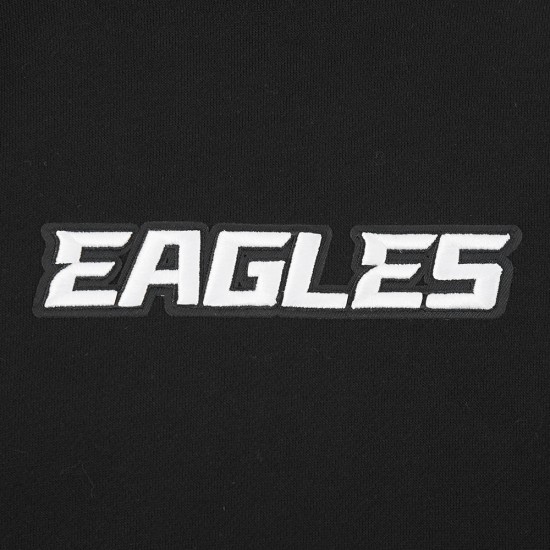 Philadelphia Eagles Wingspan Men's Drop Shoulder Fleece Pullover Hoodie