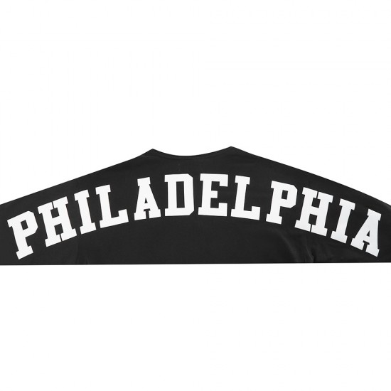 Philadelphia Eagles Wingspan Men's Drop Shoulder Fleece Pullover Hoodie