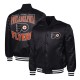Philadelphia Flyers Adaptive Bold Logo Varsity Satin Jacket