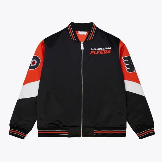 Philadelphia Flyers Throw It Back Heavyweight Satin Jacket