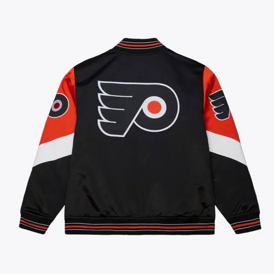 Philadelphia Flyers Throw It Back Heavyweight Satin Jacket