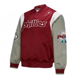 Philadelphia Phillies Cooperstown Team Origins Satin Jacket