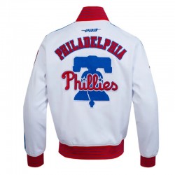 Philadelphia Phillies Current Logo Game Day White Jacket
