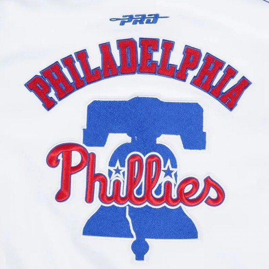 Philadelphia Phillies Current Logo Game Day White Jacket Philadelphia Phillies Current Logo Game Day White Jacket