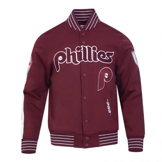 Philadelphia Phillies Logo Game Day Wine Jacket Philadelphia Phillies Logo Game Day Wine Jacket