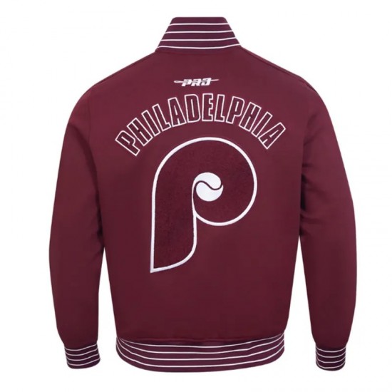 Philadelphia Phillies Logo Game Day Wine Jacket Philadelphia Phillies Logo Game Day Wine Jacket