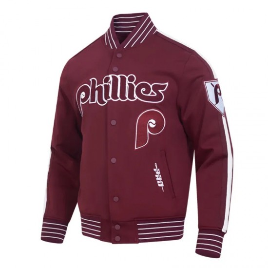 Philadelphia Phillies Logo Game Day Wine Jacket Philadelphia Phillies Logo Game Day Wine Jacket