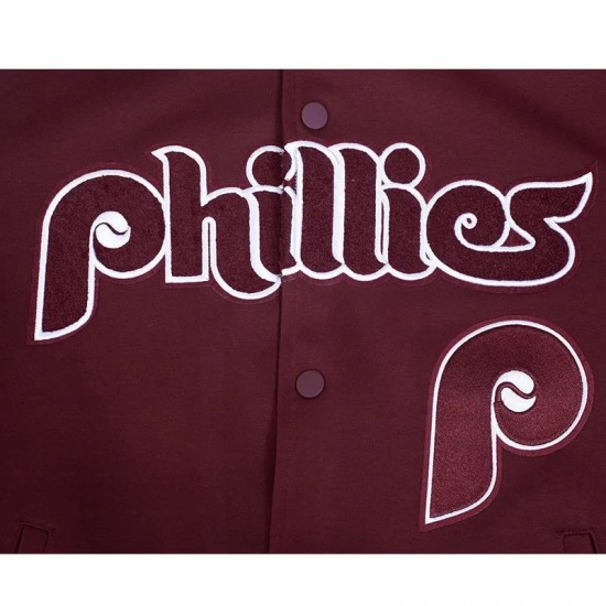 Philadelphia Phillies Logo Game Day Wine Jacket Philadelphia Phillies Logo Game Day Wine Jacket