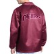 Philadelphia Phillies Point Man Coaches Burgundy Jacket Philadelphia Phillies Point Man Coaches Burgundy Jacket