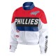 Philadelphia Phillies Racing Red/White Full-Zip Jacket Philadelphia Phillies Racing Red/White Full-Zip Jacket