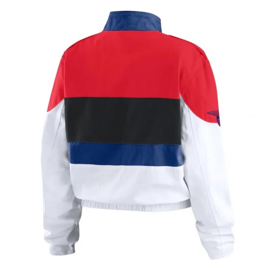 Philadelphia Phillies Racing Red/White Full-Zip Jacket