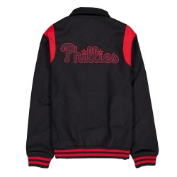 Philadelphia Phillies Sport Night Teddy Varsity Jacket Philadelphia Phillies Sport Night Teddy Varsity Jacket