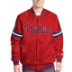 Philadelphia Phillies Varsity Scout Satin Jacket Philadelphia Phillies Varsity Scout Satin Jacket