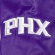 Phoenix Suns 2024/25 City Edition Chenille Purple Satin Jacket Phoenix Suns 2024/25 City Edition Chenille Purple Satin Jacket